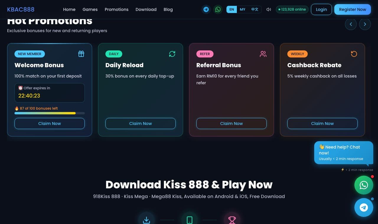 Free Credit on KBAC888